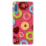 Senada Samsung Galaxy A7 2018 İle Uyumlu Kılıf Desenli Baskılı Silikon Donut