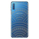 Senada Samsung Galaxy A7 2018 İle Uyumlu Kılıf Desenli Baskılı Silikon Mat Mandala