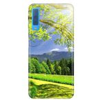 Senada Samsung Galaxy A7 2018 İle Uyumlu Kılıf Desenli Baskılı Silikon Mis Oksijen