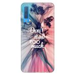 Senada Samsung Galaxy A7 2018 İle Uyumlu Kılıf Desenli Baskılı Silikon Too Much