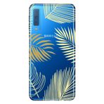 Senada Samsung Galaxy A7 2018 İle Uyumlu Kılıf Desenli Baskılı Silikon Zeus Yaprak