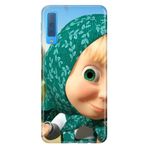 Senada Samsung Galaxy A7 2018 İle Uyumlu Kılıf Desenli Baskılı Silikon