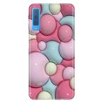 Senada Samsung Galaxy A7 2018 ile Uyumlu Kılıf Resimli Desenli Silikon Baloncuk