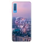 Senada Samsung Galaxy A7 2018 ile Uyumlu Kılıf Resimli Desenli Silikon Enjoy Life