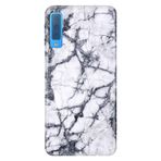 Senada Samsung Galaxy A7 2018 ile Uyumlu Kılıf Resimli Desenli Silikon Jumeria Mermer