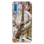 Senada Samsung Galaxy A7 2018 ile Uyumlu Kılıf Resimli Desenli Silikon Paris