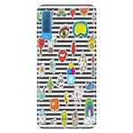 Senada Samsung Galaxy A7 2018 ile Uyumlu Kılıf Resimli Desenli Silikon Patches
