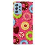Senada Samsung Galaxy A72 İle Uyumlu Kılıf Desenli Baskılı Silikon Donut