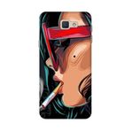 Senada Samsung Galaxy J7 Prime (2) İle Uyumlu Kılıf Desenli Resimli Hd Silikon Telefon Kabı Kapak - Cool Girl