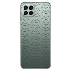 Senada Samsung Galaxy M33 İle Uyumlu Kılıf 0.4Mm Lazer Kesim Silikon - Kedi Çizgi