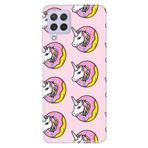 Senada Samsung Galaxy M33 İle Uyumlu Kılıf Baskılı Silikon Unicorn Donut