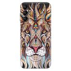 Senada Samsung Galaxy M34 5G İle Uyumlu Kılıf Silikon Desenli Tam Koruma Resimli Kapak Aslan Mandala