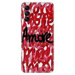 Senada Samsung Galaxy M34 ile Uyumlu Kılıf Resimli Desenli Silikon Amore