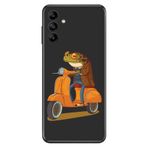 Senada Samsung Galaxy M34 ile Uyumlu Kılıf Resimli Desenli Silikon Gezgin Kurbağa