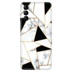 Senada Samsung Galaxy M34 ile Uyumlu Kılıf Resimli Desenli Silikon İtalyan Mermer