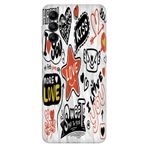 Senada Samsung Galaxy M34 ile Uyumlu Kılıf Resimli Desenli Silikon Love