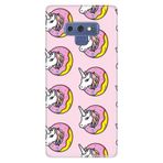 Senada Samsung Galaxy Note 9 İle Uyumlu Kılıf Desenli Baskılı Silikon Unicorn Donut