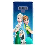 Senada Samsung Galaxy Note 9 ile Uyumlu Kılıf Resimli Desenli Silikon ElsaAnnaOlaf