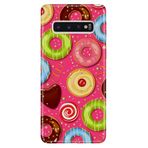 Senada Samsung Galaxy S10 Plus İle Uyumlu Kılıf Desenli Baskılı Silikon Donut