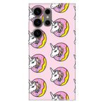 Senada Samsung Galaxy S24 Ultra İle Uyumlu Kılıf Silikon Resimli Unicorn Donut