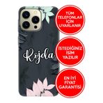 Senada Samsung M31 M31S M32 A21S A31S A24 M23 M21 M30S İle Uyumlu Kılıf İsimlikli Yazılı Kişiye Özel Botanik Dizayn