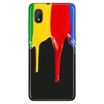 Senada Tcl L7 İle Uyumlu Kılıf 0.4Mm Lazer Kesim Desenli Silikon - Akan Boya