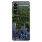 Senada Tecno Camon 18 İle Uyumlu Kılıf Colored Resimli Silikon Central Park