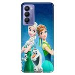 Senada Tecno Camon 18 ile Uyumlu Kılıf Resimli Desenli Silikon ElsaAnnaOlaf