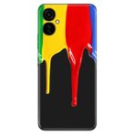 Senada Tecno Camon 19 Neo İle Uyumlu Kılıf 0.4Mm Silikon Desenli Akan Boya