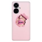 Senada Tecno Camon 19 Pro İle Uyumlu Kılıf Modern Tasarım Silikon Desenli Saklı Aşk