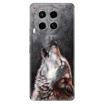 Senada Tecno Camon 30 İle Uyumlu Kılıf Telefon İle Uyumlu Kılıfı Baskılı Vahşi Kurt