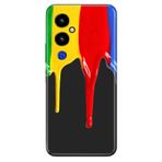 Senada Tecno Pova 4 Pro İle Uyumlu Kılıf Silikon Desenli Resimli Uv Kapak Akan Boya
