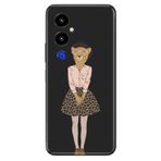 Senada Tecno Pova 4 Pro İle Uyumlu Kılıf Silikon Desenli Resimli Uv Kapak Kolejli Leopar