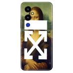 Senada Tecno Pova 4 Pro İle Uyumlu Kılıf Silikon Desenli Resimli Uv Kapak Mona.Lisa Vintage