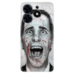 Senada Tecno Spark 20 Pro 5G İle Uyumlu Kılıf Desenli Baskılı Silikon Americanpsycho