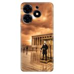 Senada Tecno Spark 20 Pro 5G İle Uyumlu Kılıf Desenli Baskılı Silikon Anıtkabir