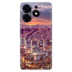 Senada Tecno Spark 20 Pro 5G İle Uyumlu Kılıf Desenli Baskılı Silikon Ankara