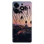 Senada Tecno Spark 20 Pro 5G İle Uyumlu Kılıf Desenli Baskılı Silikon Cloud Girl