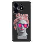 Senada Tecno Spark 20 Pro 5G İle Uyumlu Kılıf Desenli Baskılı Silikon Cool Tanrıça