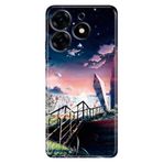 Senada Tecno Spark 20 Pro 5G İle Uyumlu Kılıf Desenli Baskılı Silikon Empire State