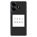 Senada Tecno Spark 20 Pro 5G İle Uyumlu Kılıf Desenli Baskılı Silikon Feel Good