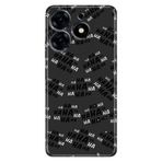 Senada Tecno Spark 20 Pro 5G İle Uyumlu Kılıf Desenli Baskılı Silikon Hahaha