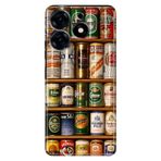 Senada Tecno Spark 20 Pro 5G İle Uyumlu Kılıf Desenli Baskılı Silikon Konserve