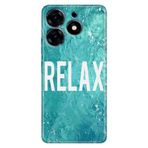 Senada Tecno Spark 20 Pro 5G İle Uyumlu Kılıf Desenli Baskılı Silikon Relax Mermer