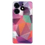 Senada Tecno Spark 20 Pro 5G İle Uyumlu Kılıf Resimli Baskılı Nano Silikon Abstract