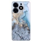 Senada Tecno Spark 20 Pro 5G İle Uyumlu Kılıf Resimli Baskılı Nano Silikon Antic Marble