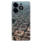 Senada Tecno Spark 20 Pro 5G İle Uyumlu Kılıf Resimli Baskılı Nano Silikon Barcelona