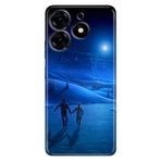 Senada Tecno Spark 20 Pro 5G İle Uyumlu Kılıf Resimli Baskılı Nano Silikon Cold Love