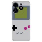 Senada Tecno Spark 20 Pro 5G İle Uyumlu Kılıf Resimli Baskılı Nano Silikon Game Boy