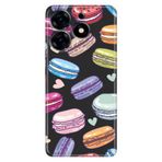 Senada Tecno Spark 20 Pro 5G İle Uyumlu Kılıf Resimli Baskılı Nano Silikon Macaron